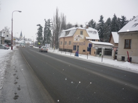 Poděbrady - pohled z ulice